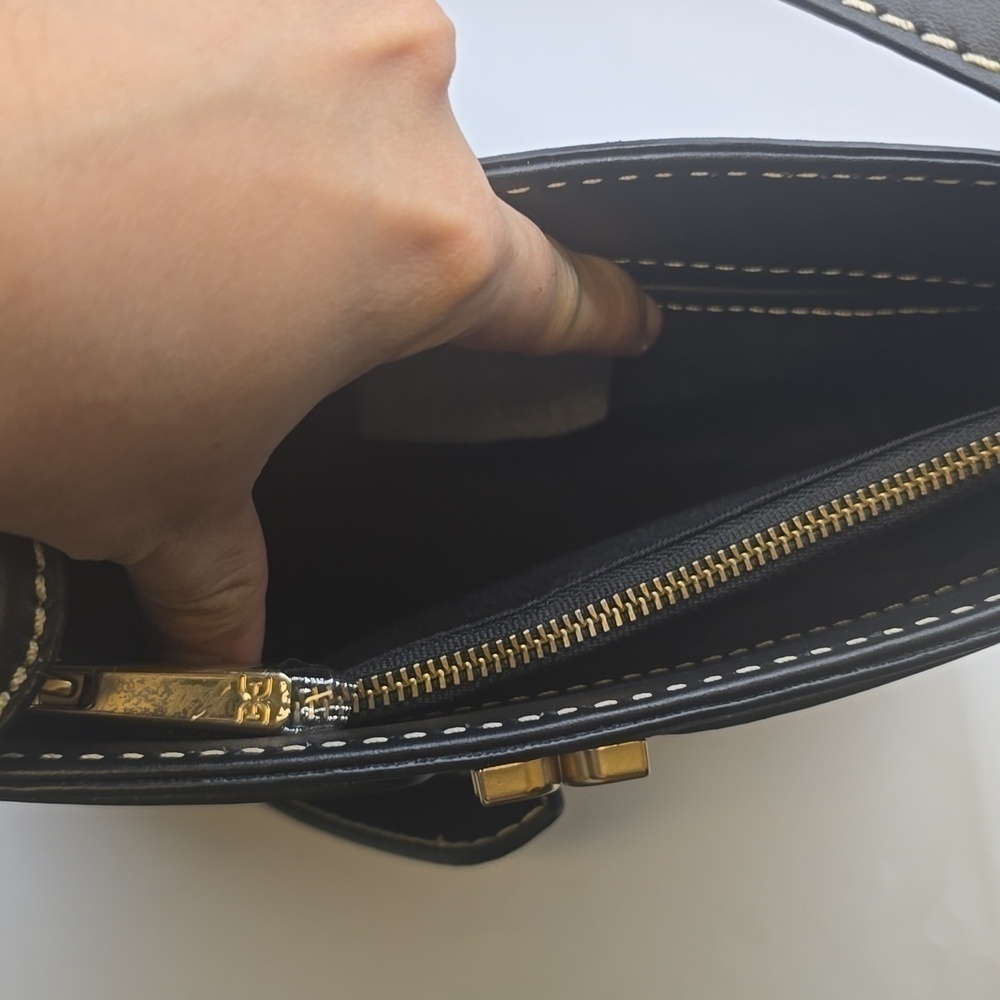 New Sam Edelmen Crossbody Bag Juila Quilted Recycled Leather - Picture 4 of 4